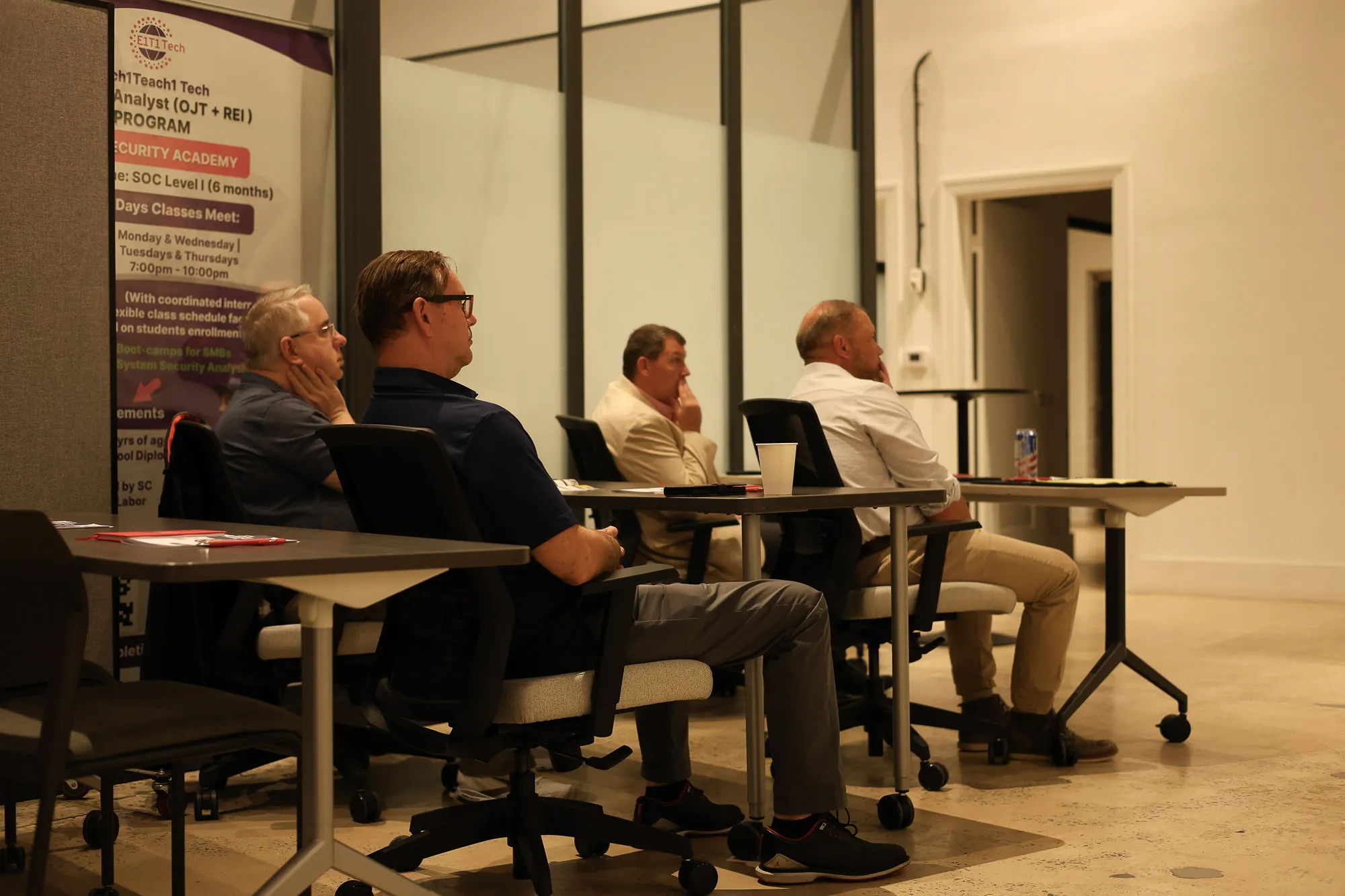 Founders and mentors networking at a Launchpad event