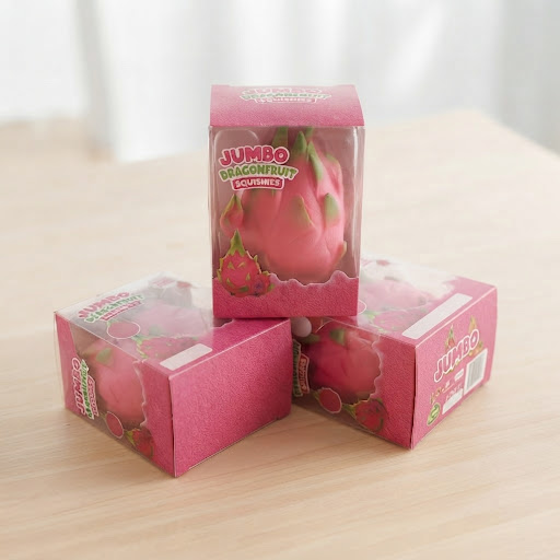 Jumbo dragon fruit squishy