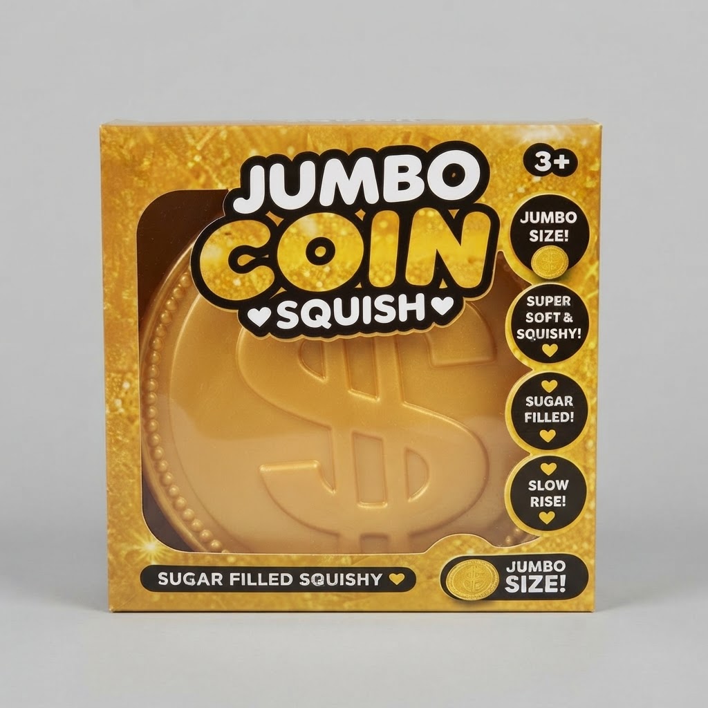 Jumbo coin squishy
