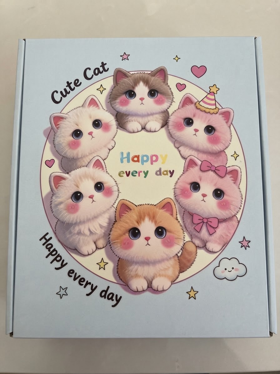 Happy Cute Cat mini squishies