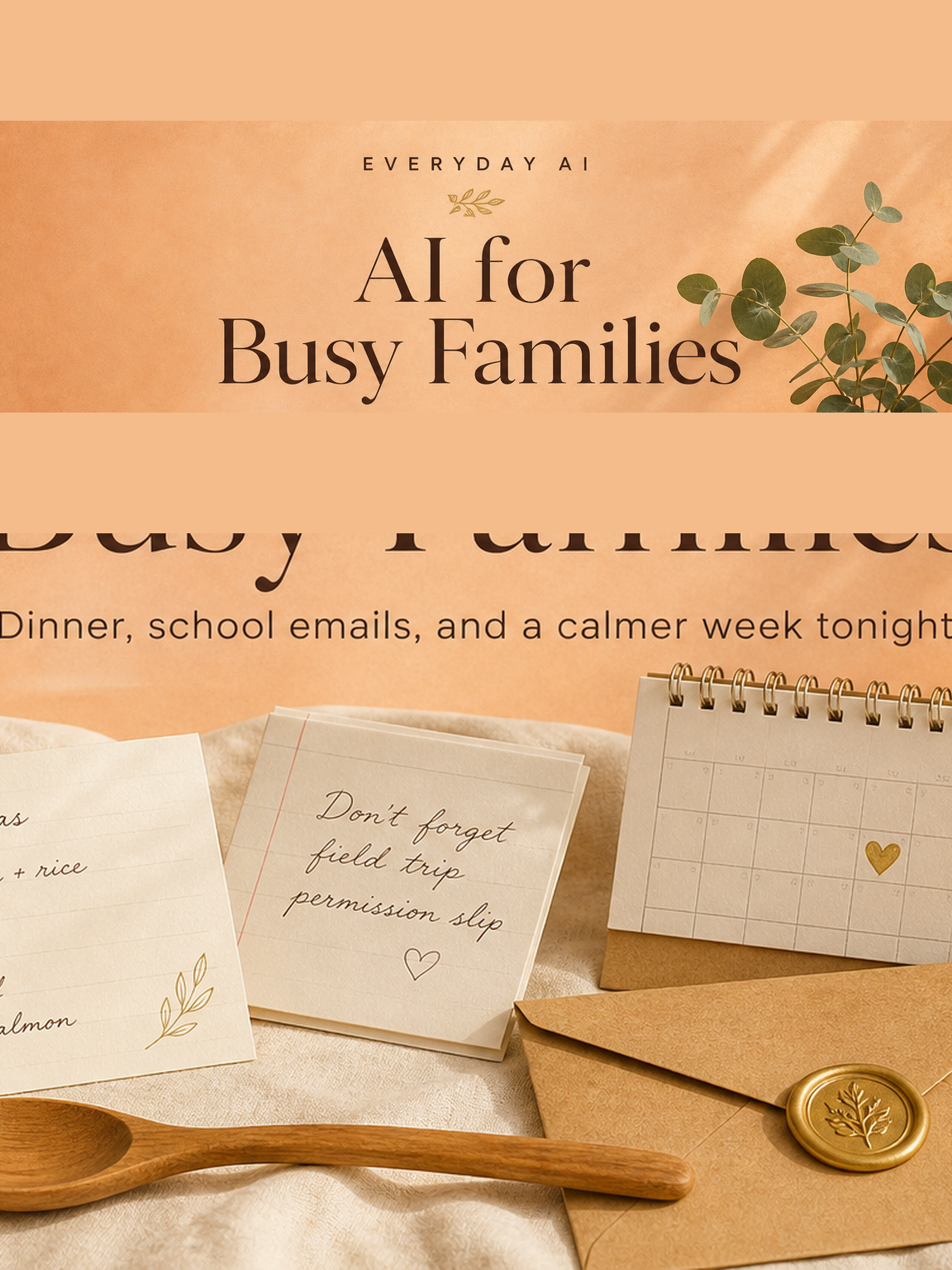 Cover of AI for Busy Families