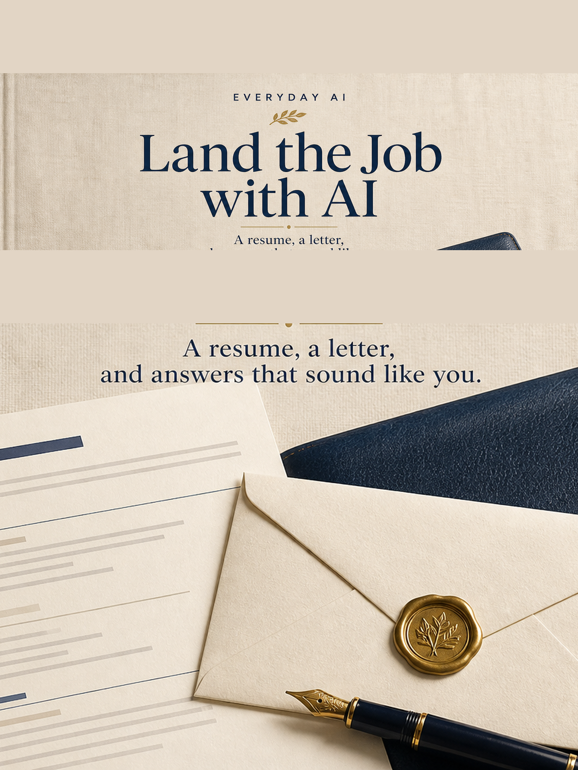 Cover of Land the Job with AI