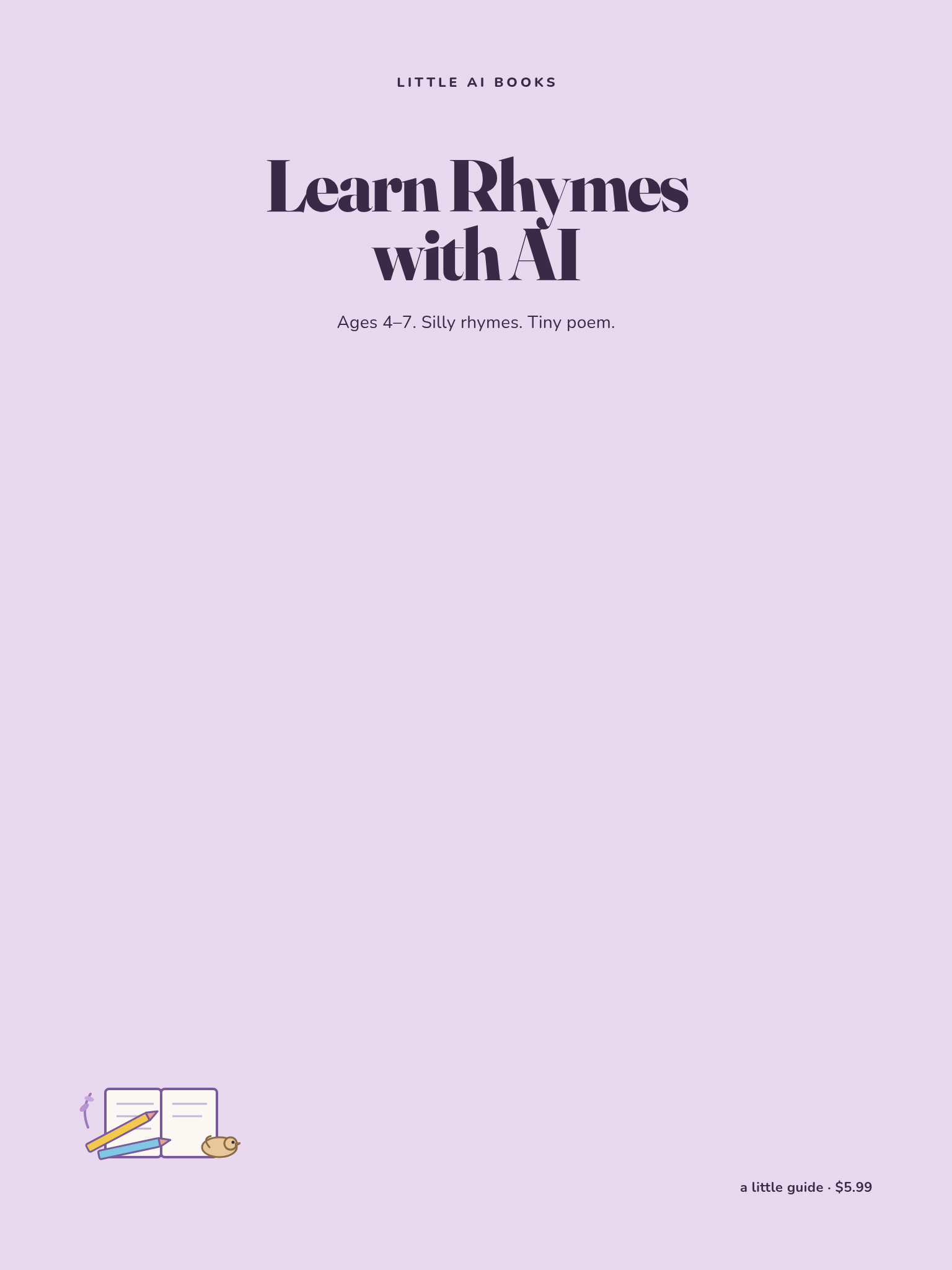 Cover of Learn Rhymes with AI