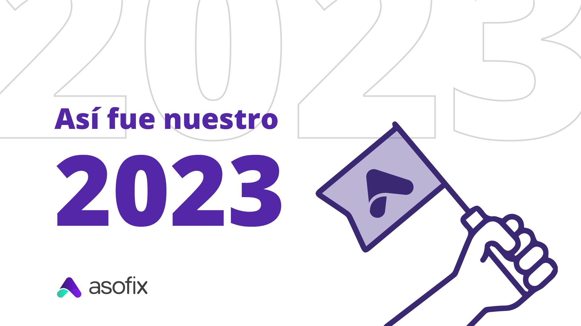 Gráfico ilustrando el crecimiento de Asofix durante 2023