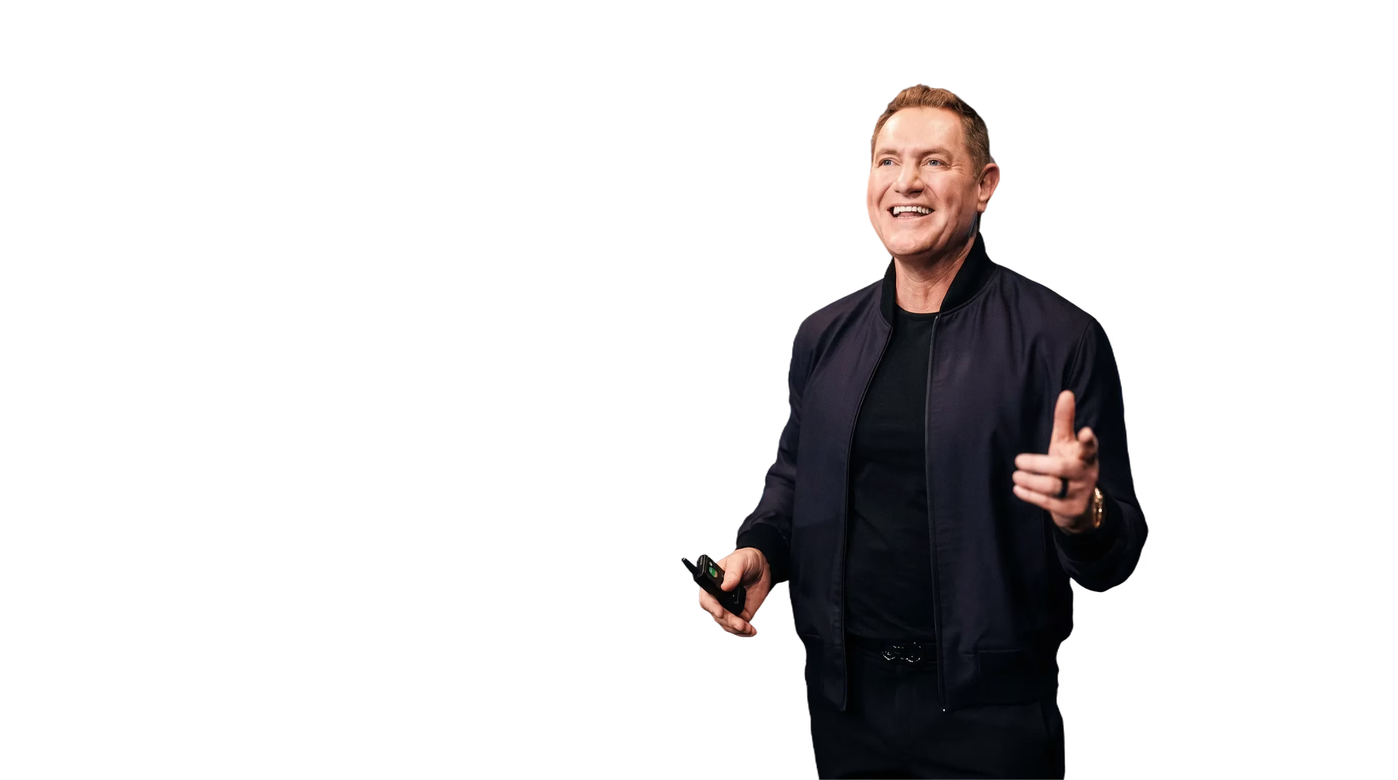 Darren Hardy on stage at Business Master Class