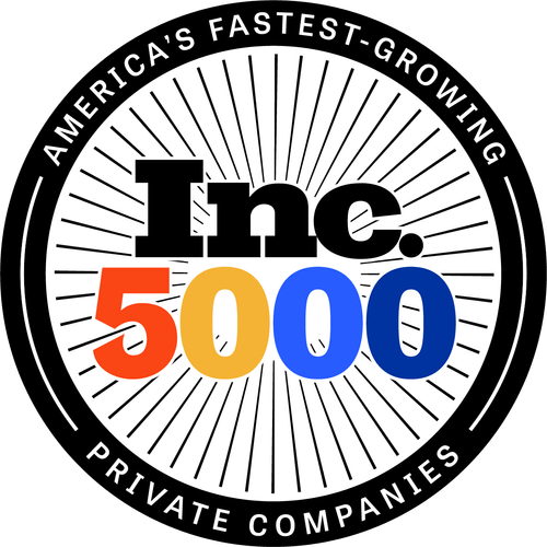 Inc. 5000 America's Fastest-Growing Private Companies award badge