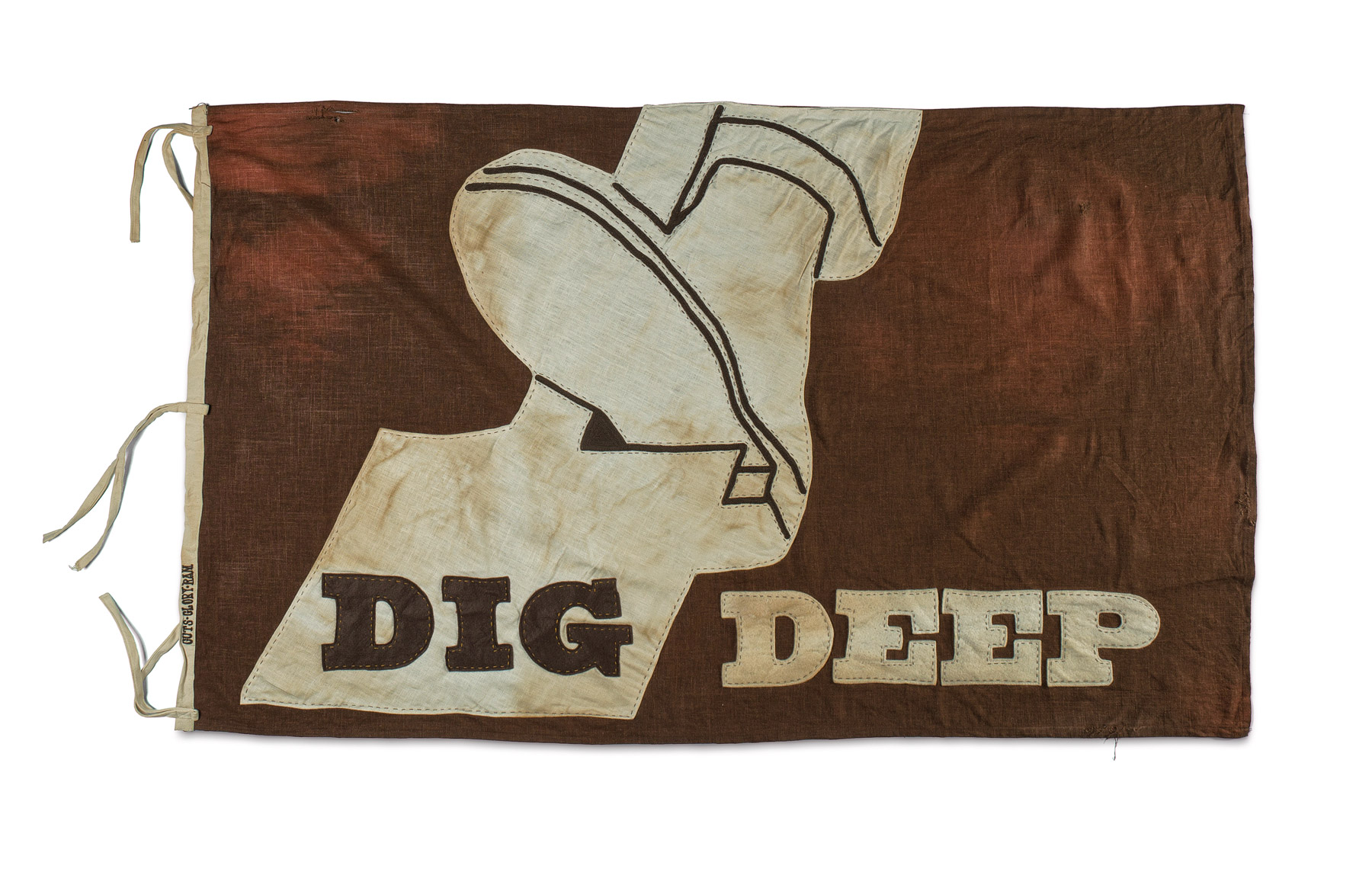 A Dig Deep flag created by Johnathan Wynn and The Richards Group for Dodge Ram
