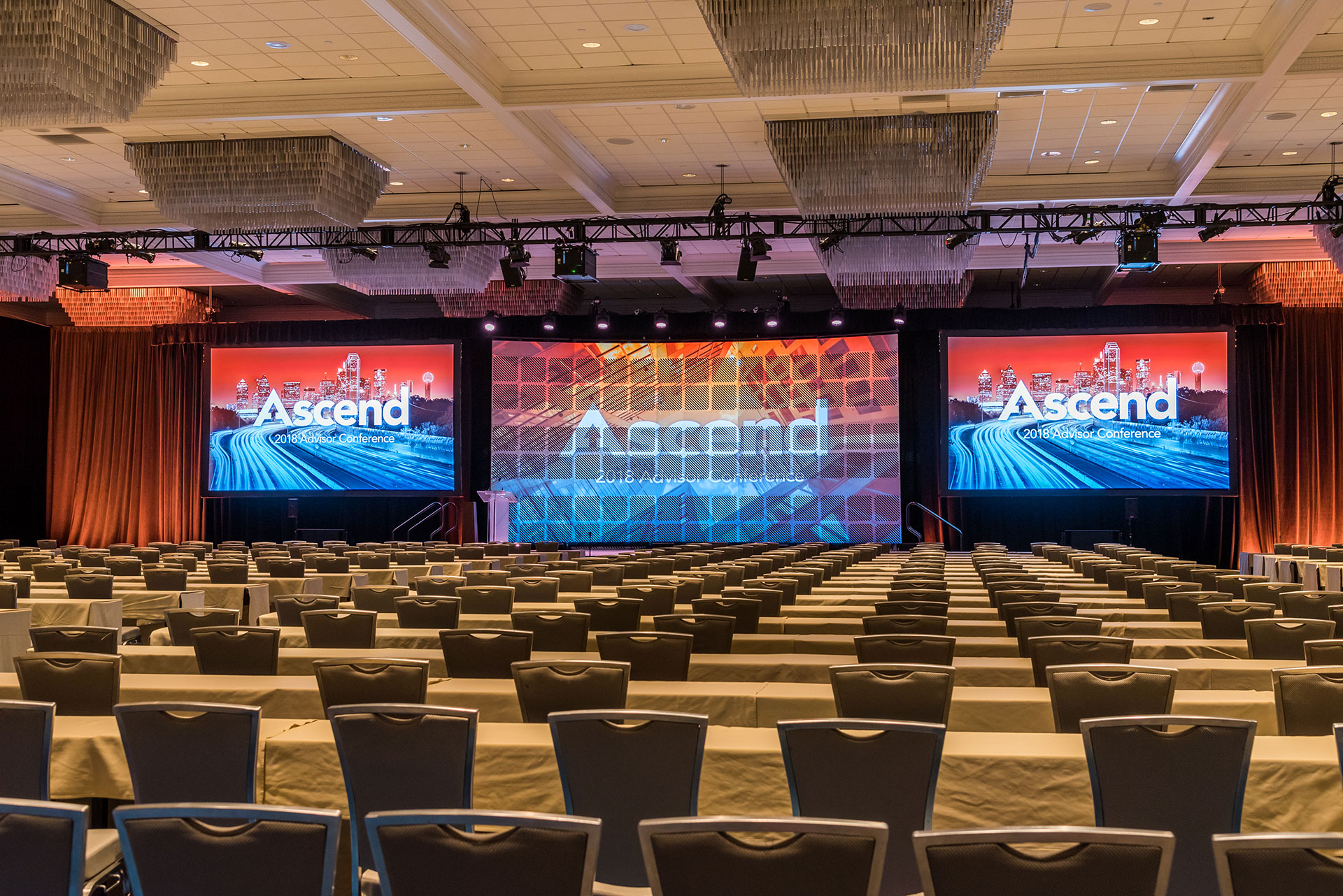 Ascend conference hero graphic by Johnathan Wynn Design