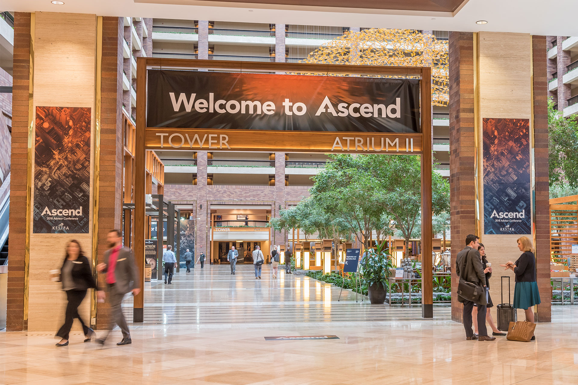 Ascend conference hero graphic by Johnathan Wynn Design