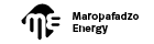 Logo with a stylized hand and the text Maropafadzo Energy.
