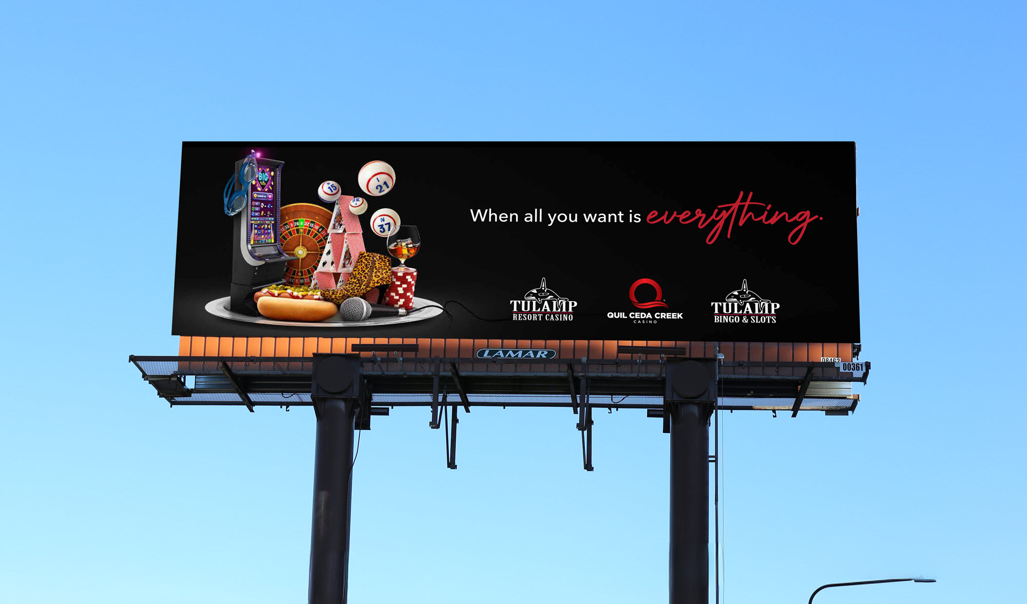 Tulalip Casino billboard ad