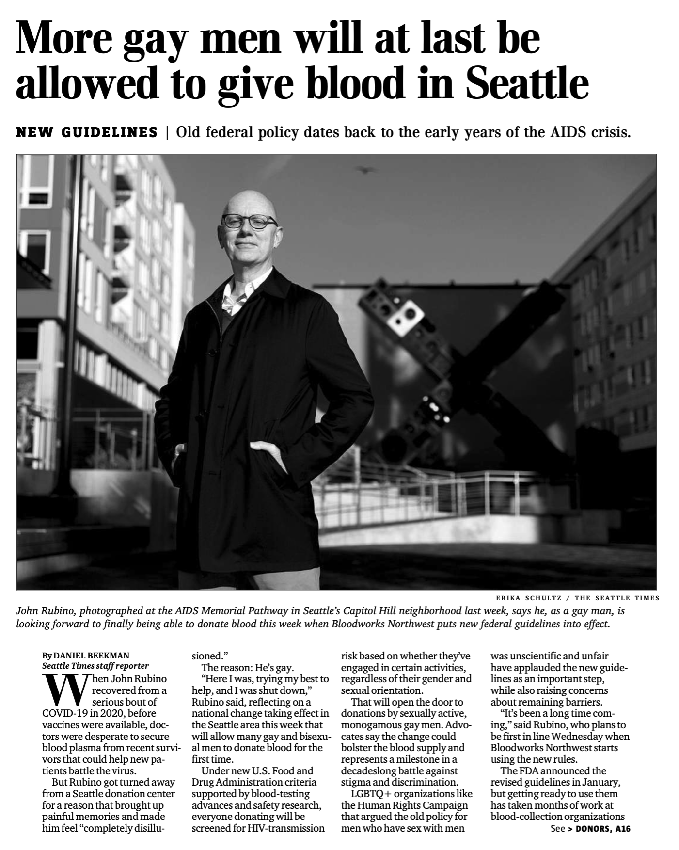 John Rubino featured in the Seattle Times