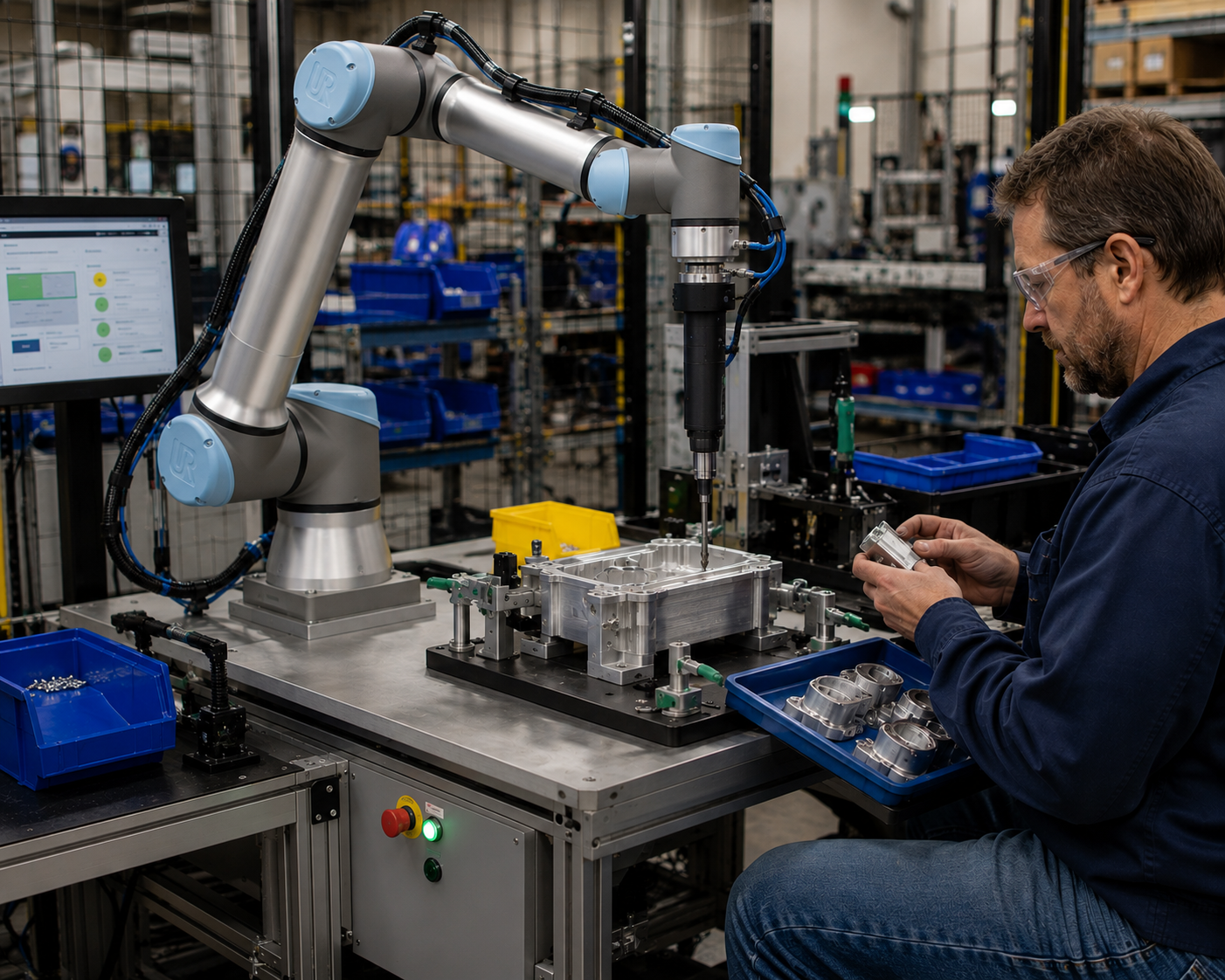 Universal Robots collaborative cell