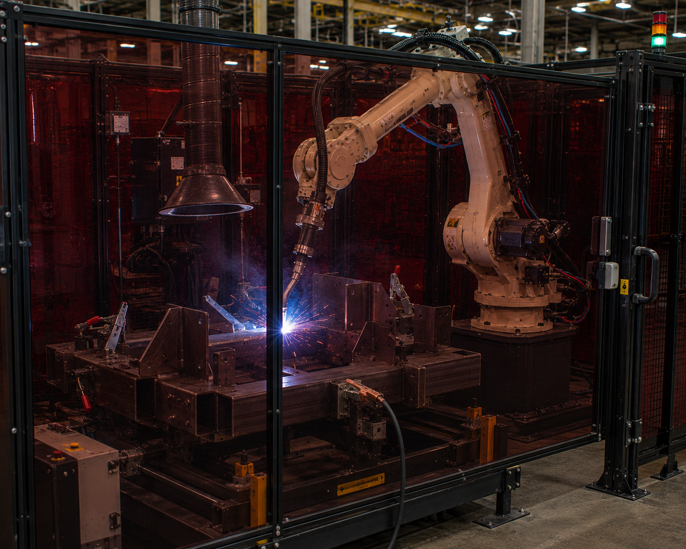 Robotic welding cell