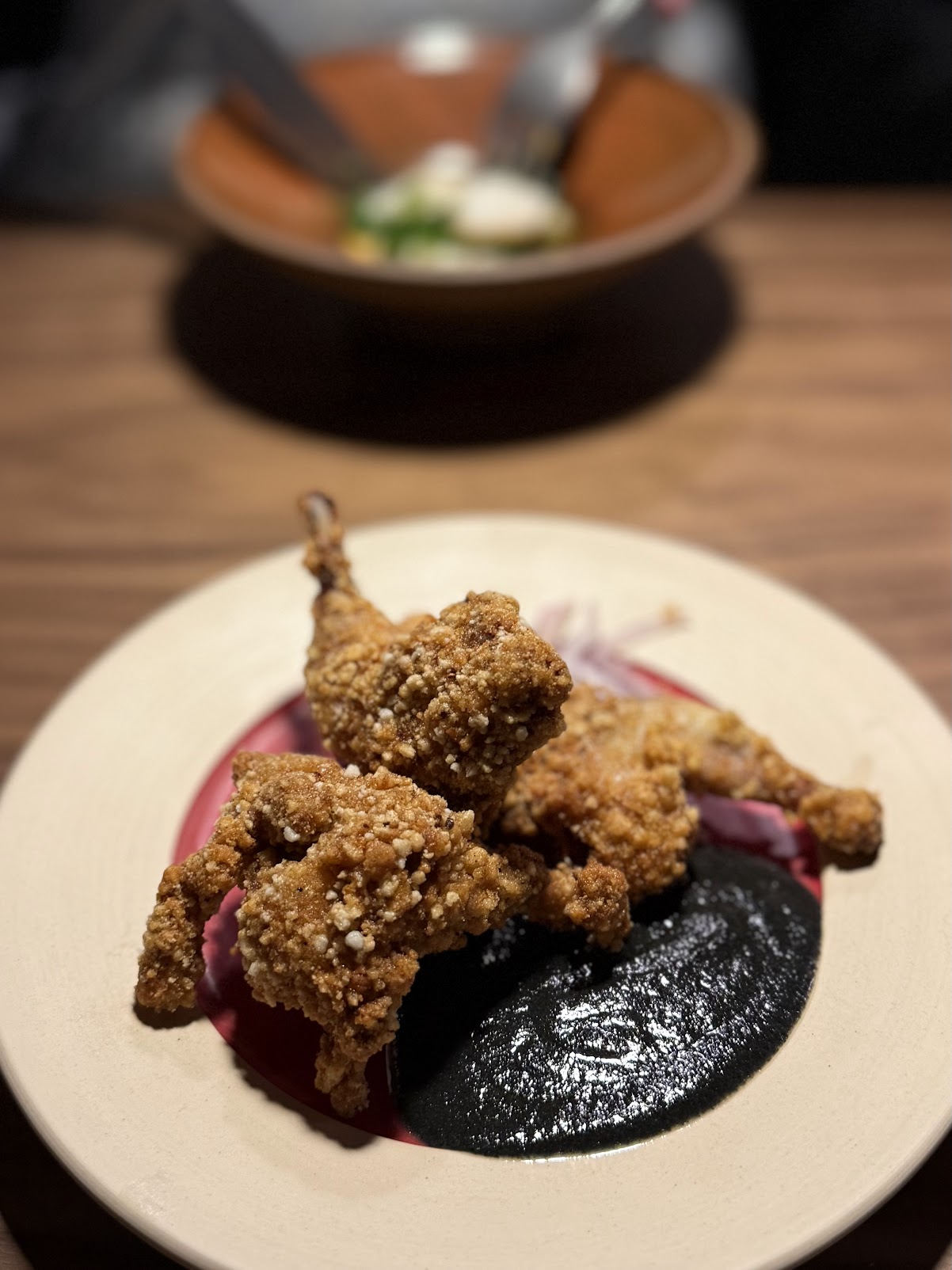 Ridi, fried quail, at Chishuru, London