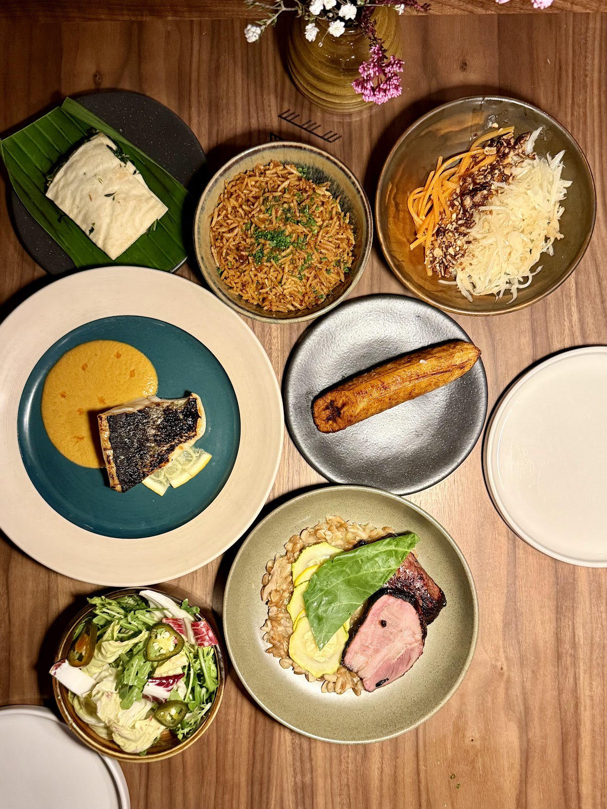 Table spread at Chishuru, London