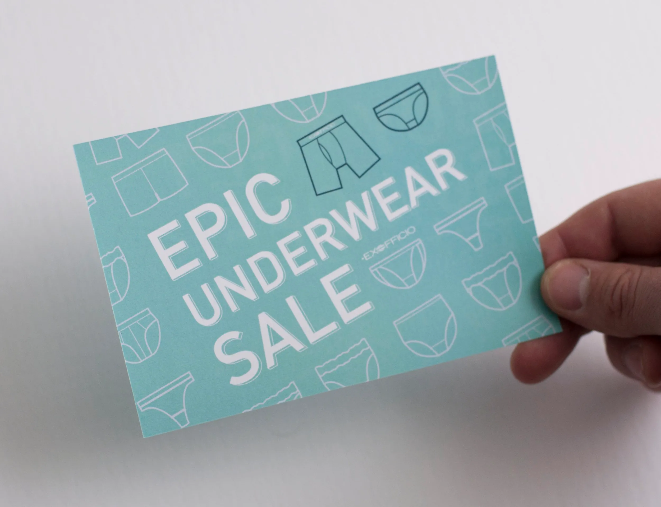 ExOfficio Epic Underwear Sale catalog spread