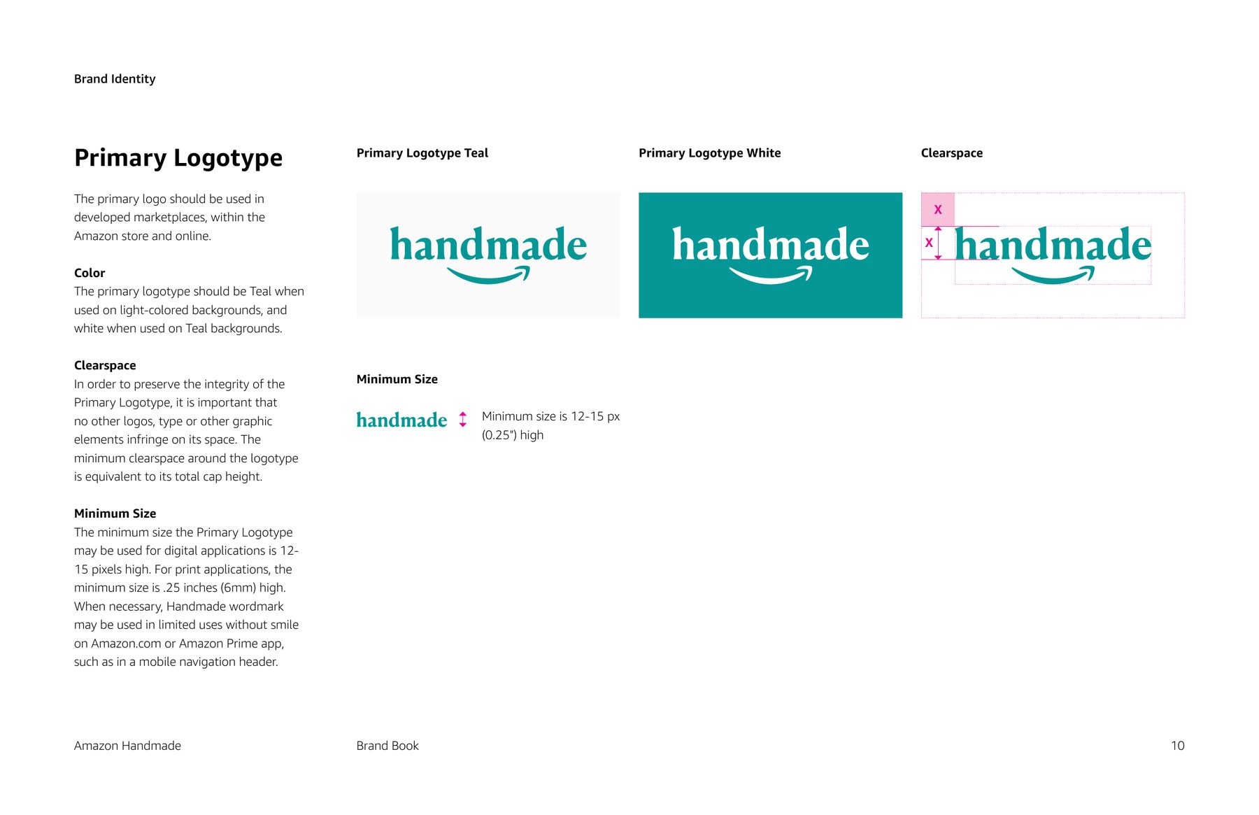 Amazon Handmade brand book, page 10 of 39