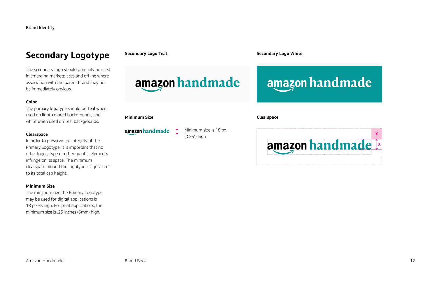 Amazon Handmade brand book, page 12 of 39