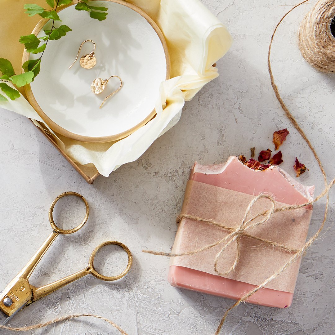 Amazon Handmade gifting flat lay