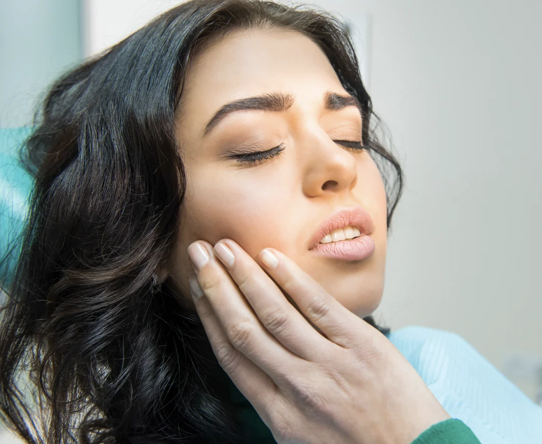 Dr. Leila Khamsei treating a patient at San Juan Family Dentistry