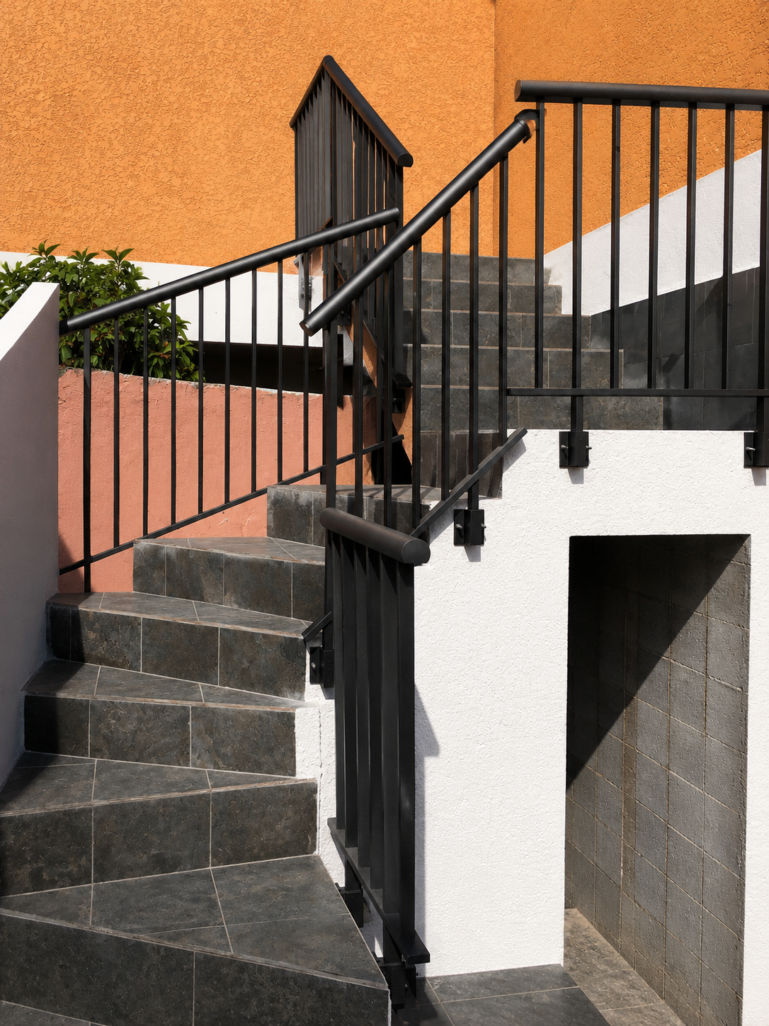 Garde-corps noir escaliers
