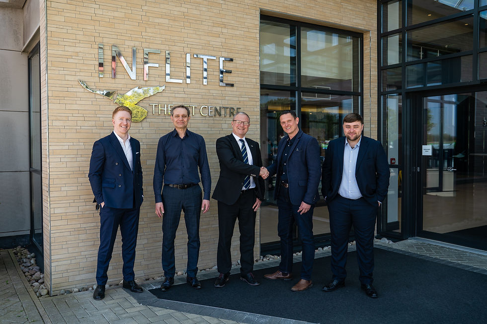 Inflite Engineering Services aircraft at London Stansted Airport