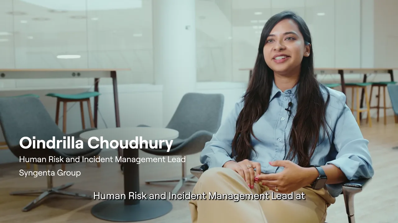 Oindrilla Choudhury, Human Risk and Incident Management Lead at Syngenta Group