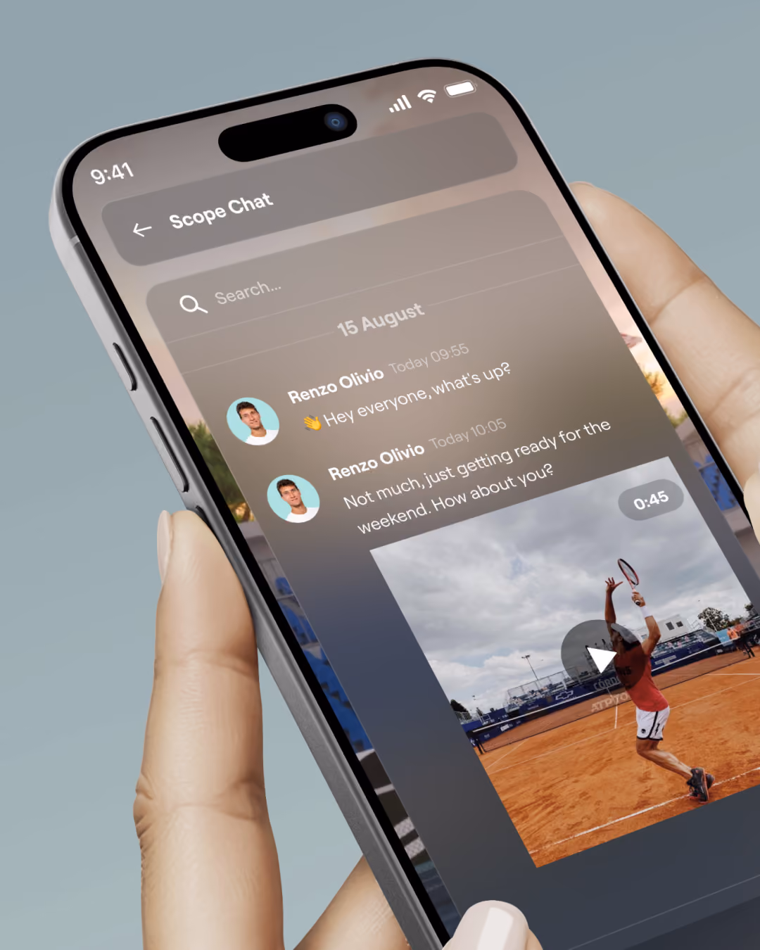 Scope mobile screen