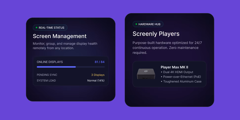 Screenly product detail