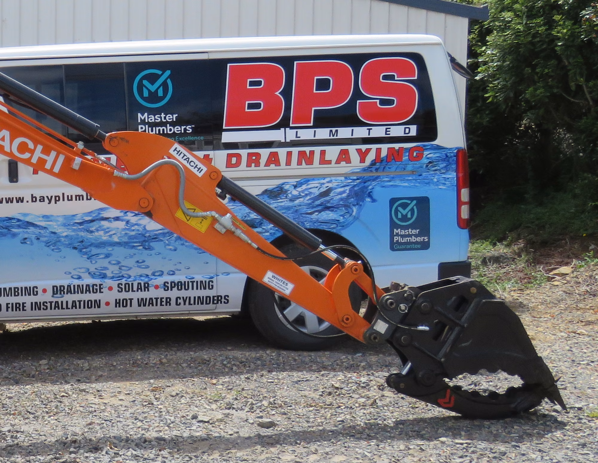 Bay Plumbing Services on site