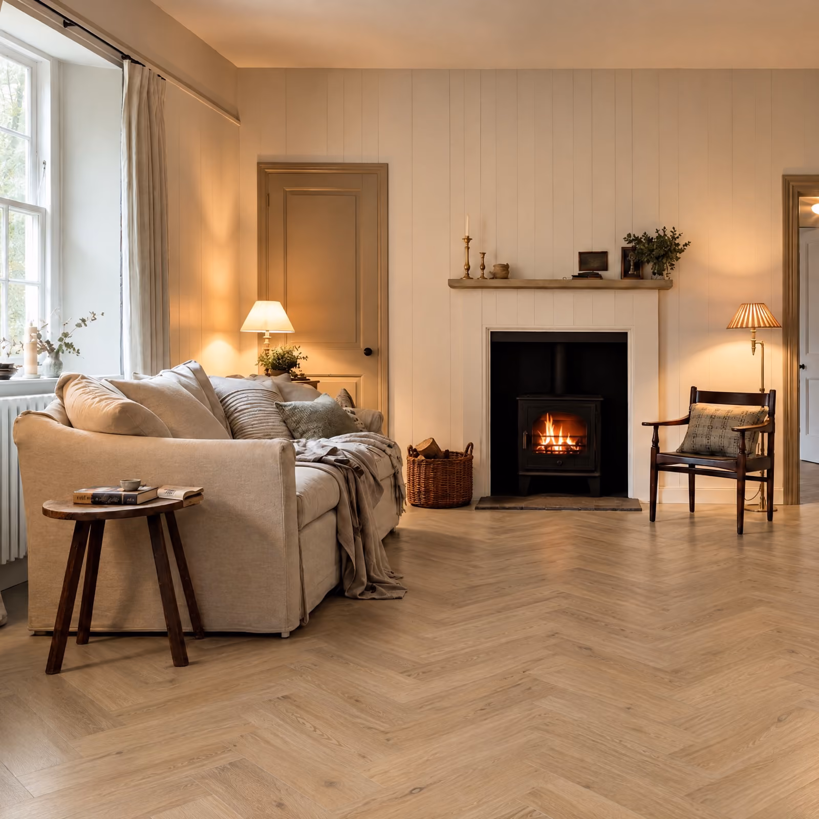 Rustic 011 | LVT visgraat