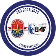 ISO 9001 2015 certified badge