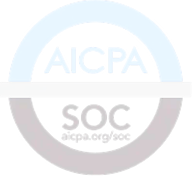 AICPA SOC compliance badge
