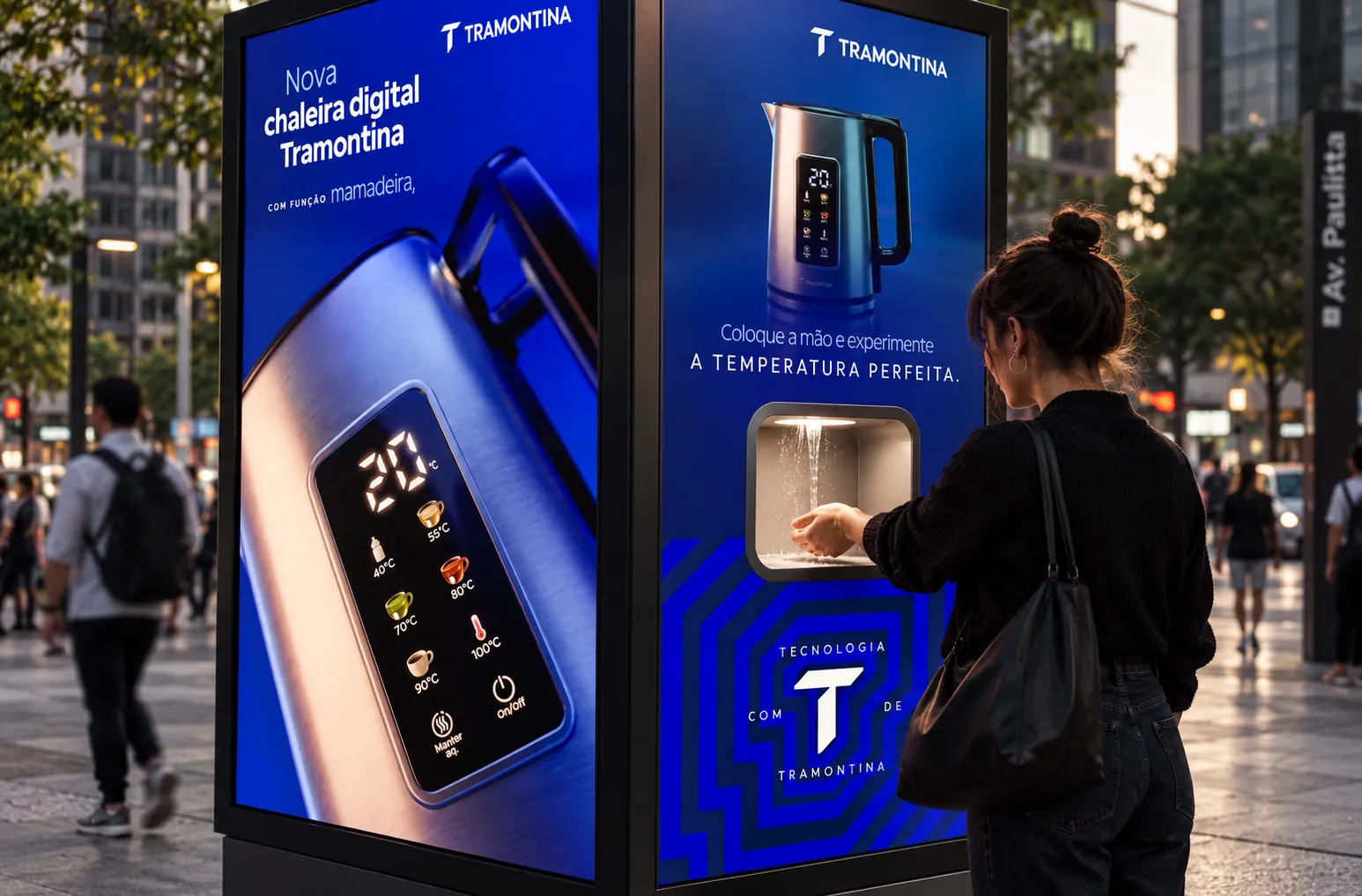 Tramontina campaign supporting visual