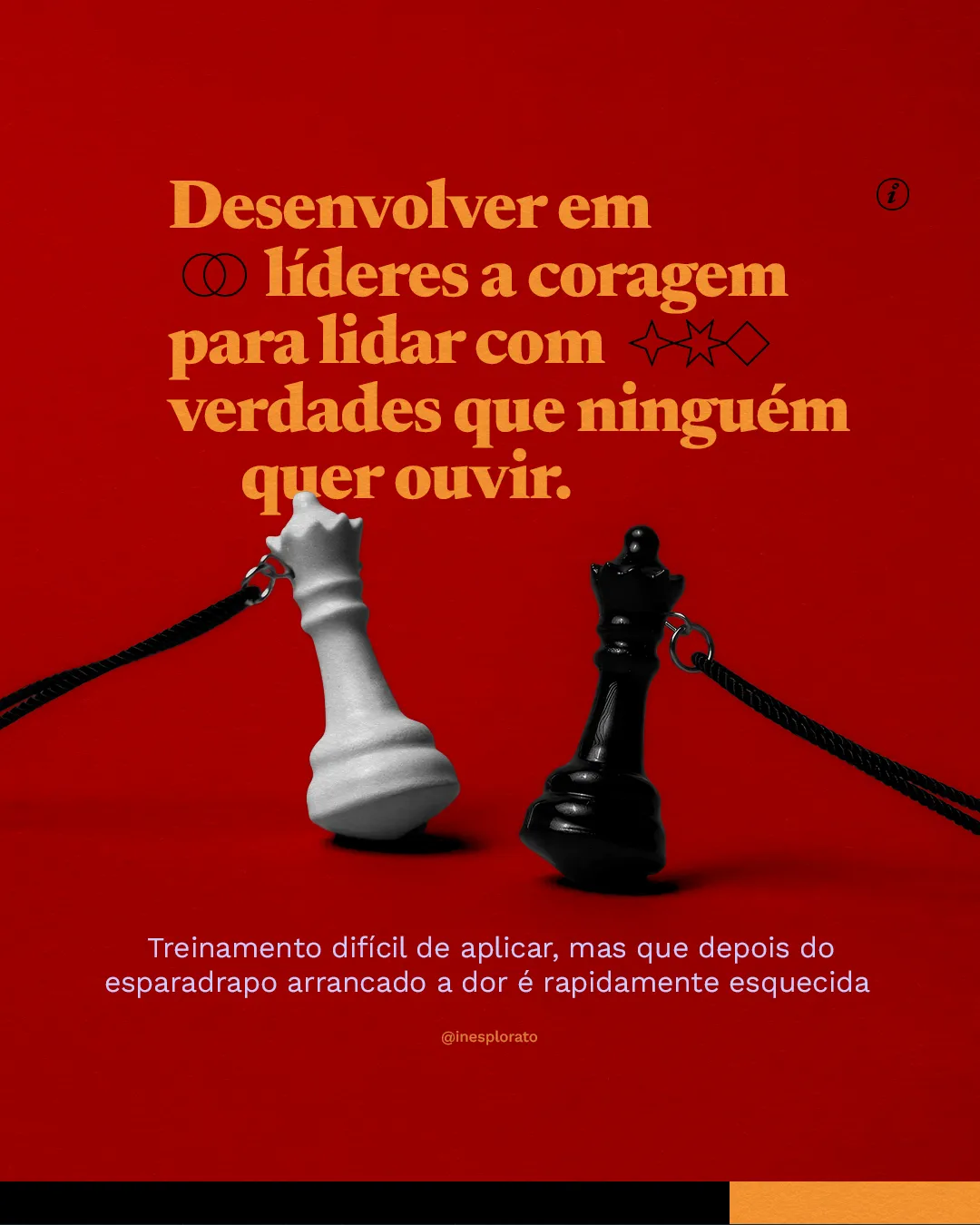 Inesplorato project — social post visual, alternate