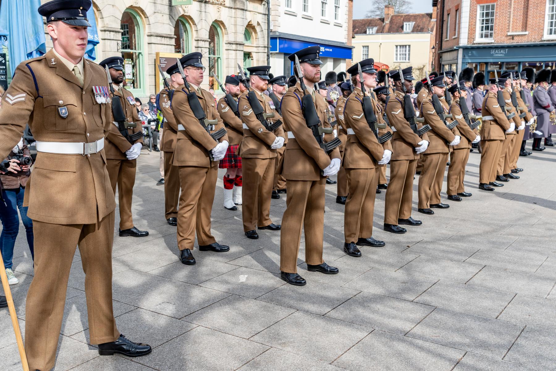 280 (NATO) Sig Sqn Freedom of Wimborne Town