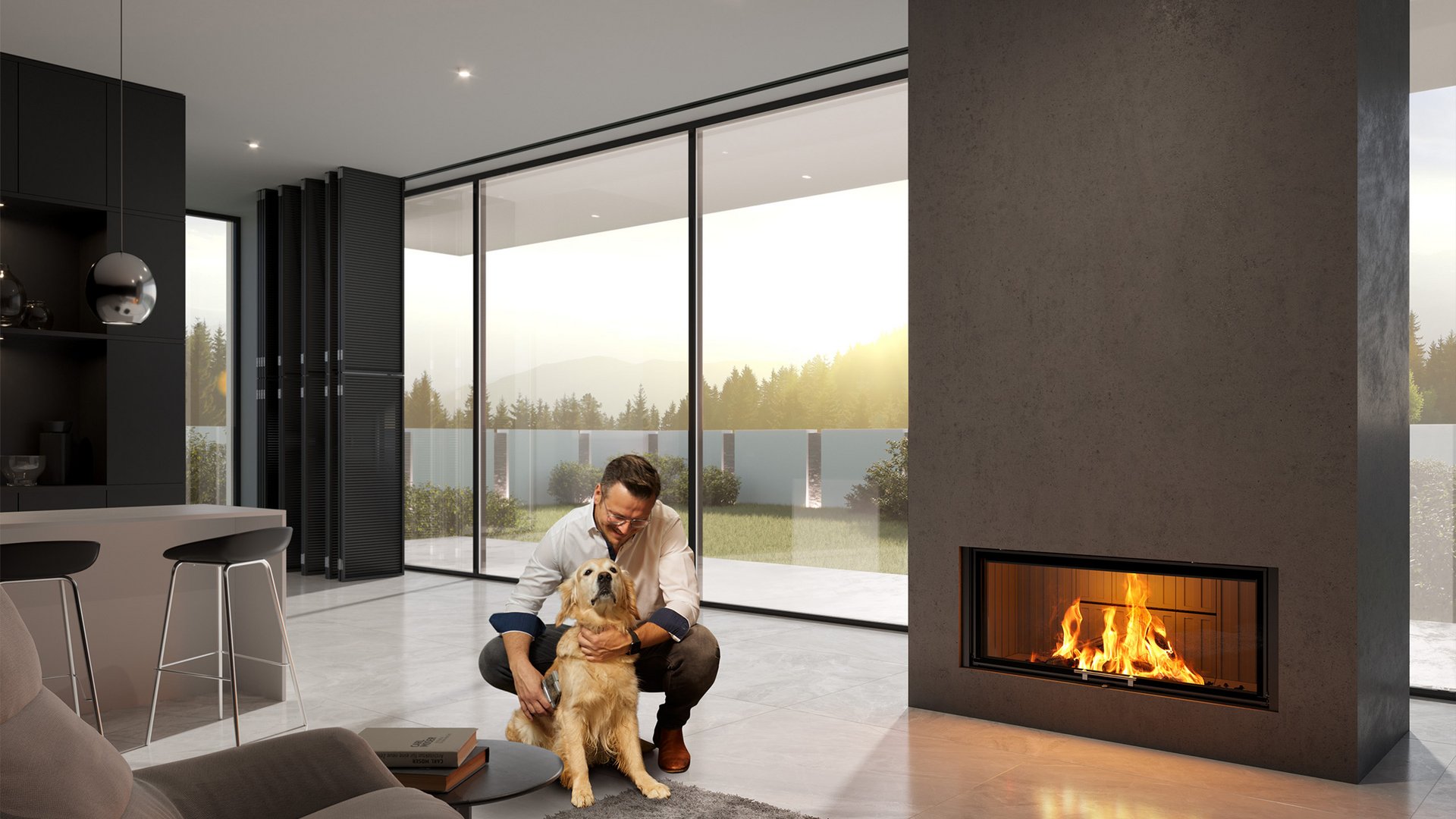 Foyer bois VARIA B120H – SPARTHERM