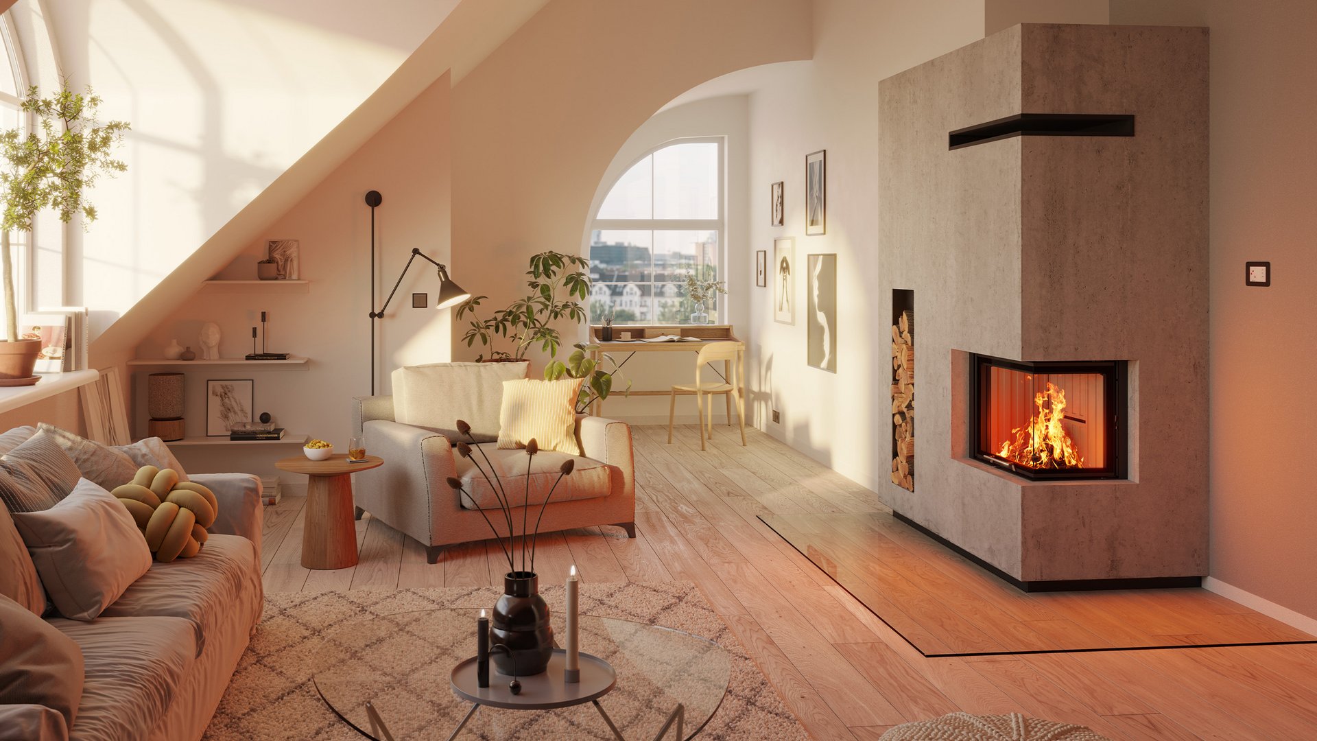Foyer bois VARIA 2R 55 – SPARTHERM