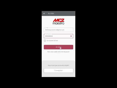 Partage du produit avec un autre utilisateur (MCZ Maestro Upgrade)