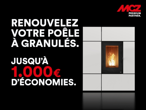 MCZ facilite le remplacement de votre poêle à granulés