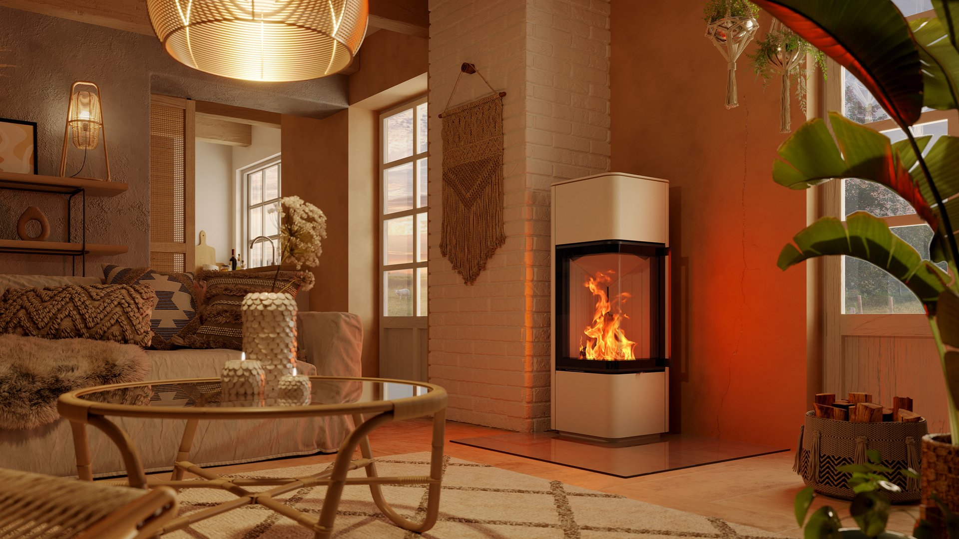 Poêle à bois Cubo S – SPARTHERM