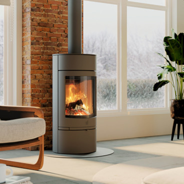 Poêle à bois Orbe – Fonte Flamme