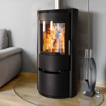 Poêle à bois Mazan – Fonte Flamme