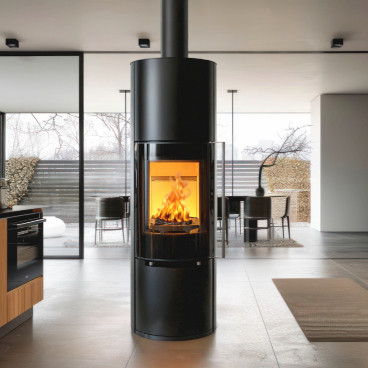 Poêle à bois Linia – Fonte Flamme