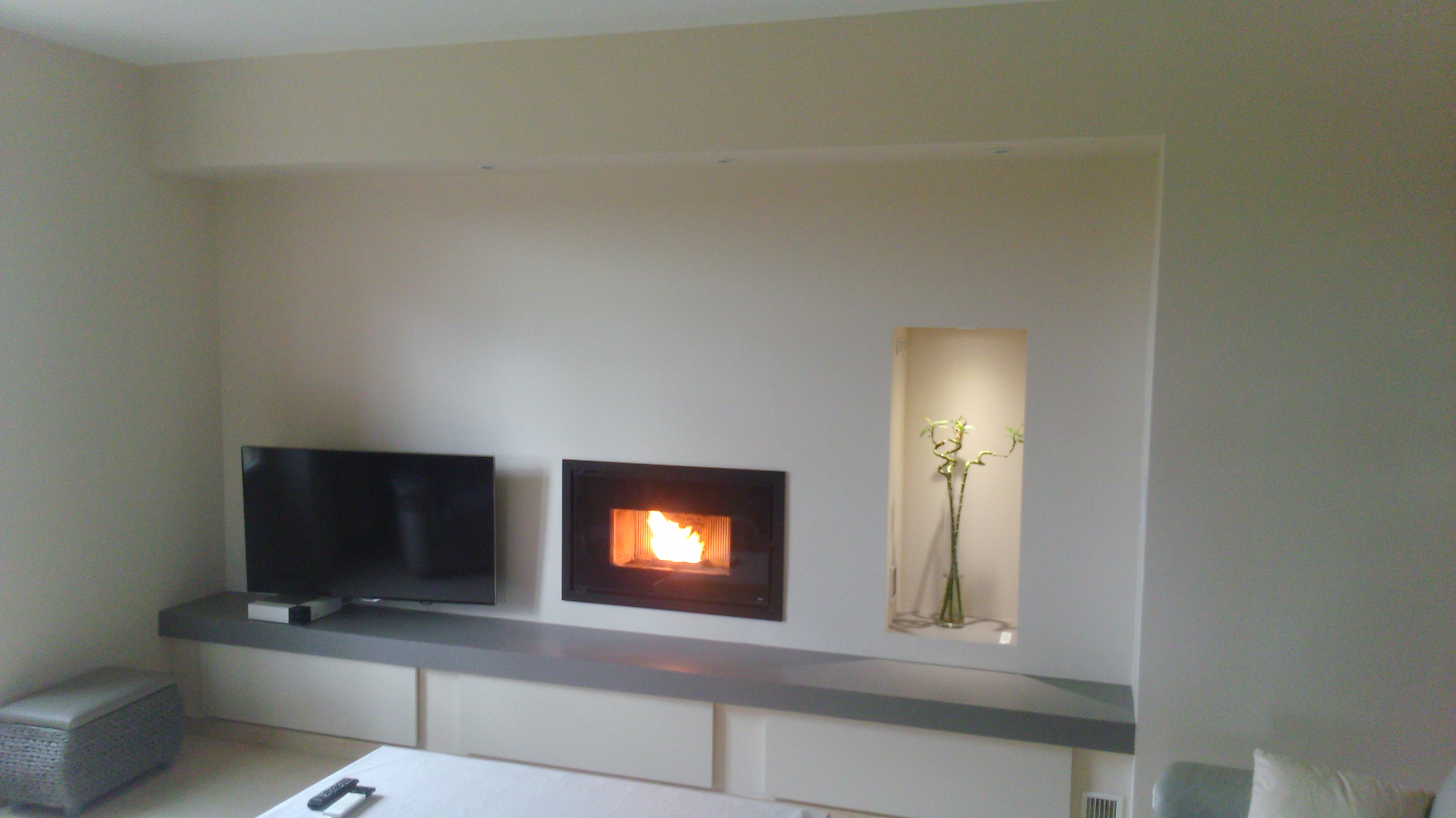 Installation d'un insert à granulés à Sainte Mère