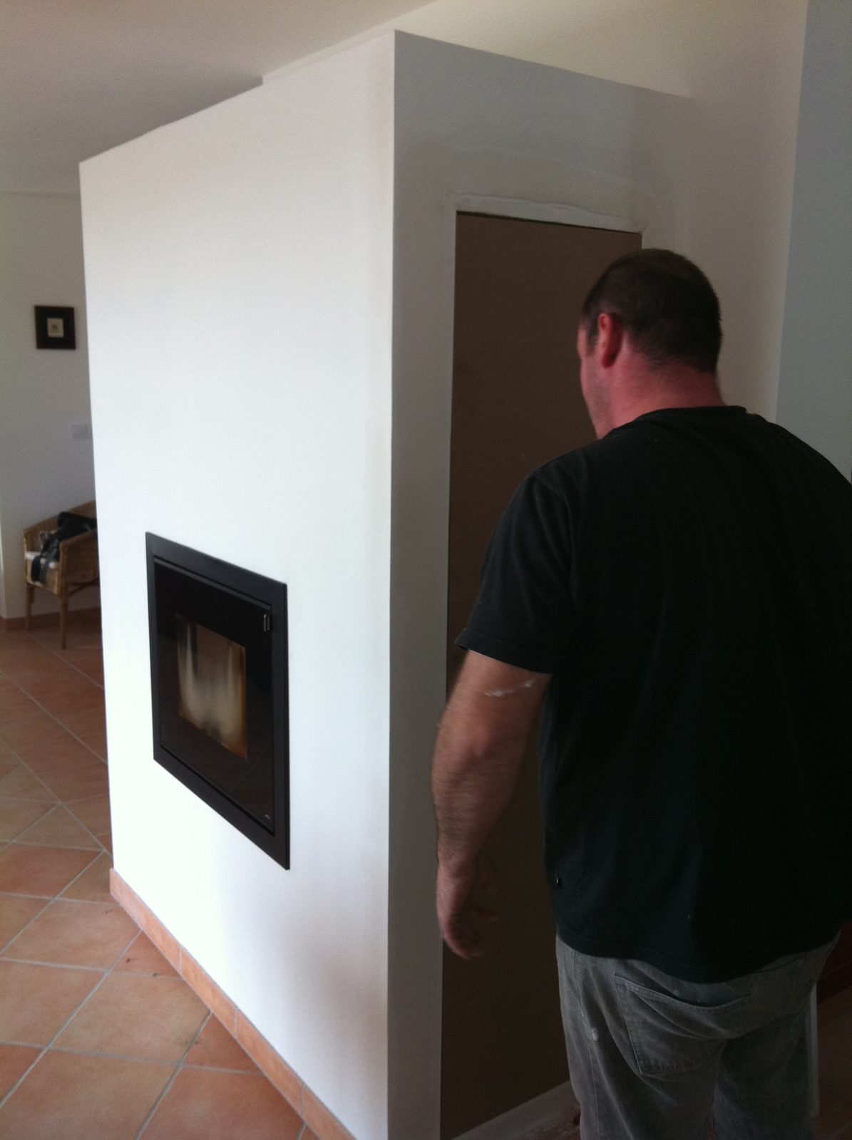 Insert à granulés MCZ Vivo 90 installé à Beauville