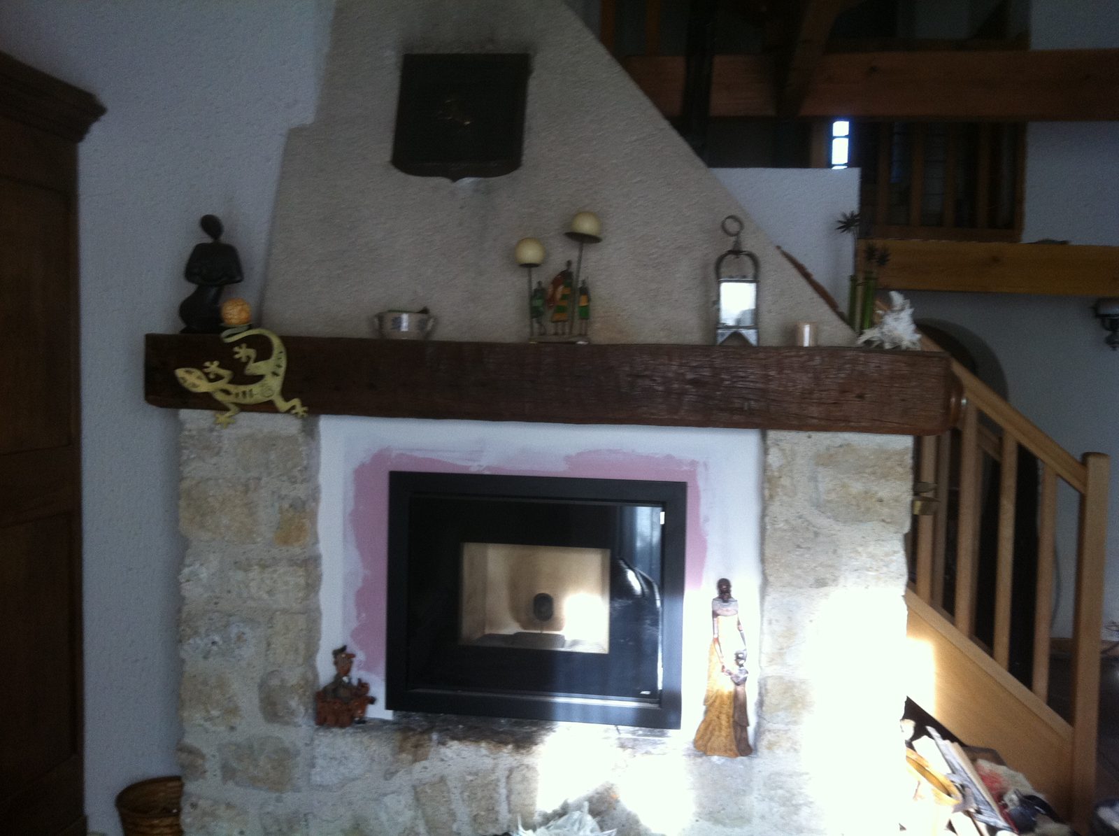 Insert à granulés MCZ Vivo 80 installé à Laroque-Timbaut