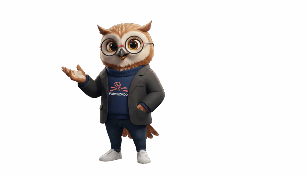 Mascotte hibou de FormezVoo