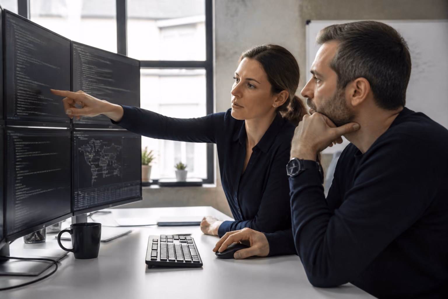 Illustration éditoriale de la formation : Intégrer la Cybersécurité dans son Entreprise.